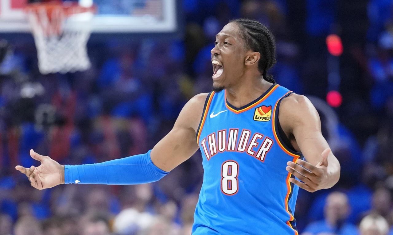 雷霆太富裕了，球队二当家杰伦威廉姆斯伤愈回归！拥有联盟第一战绩的雷霆迎来一个好