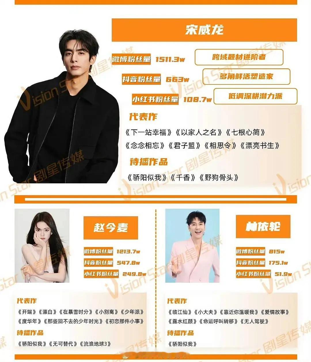 骄阳似我是不是靠宋威龙招商？好大一个板块