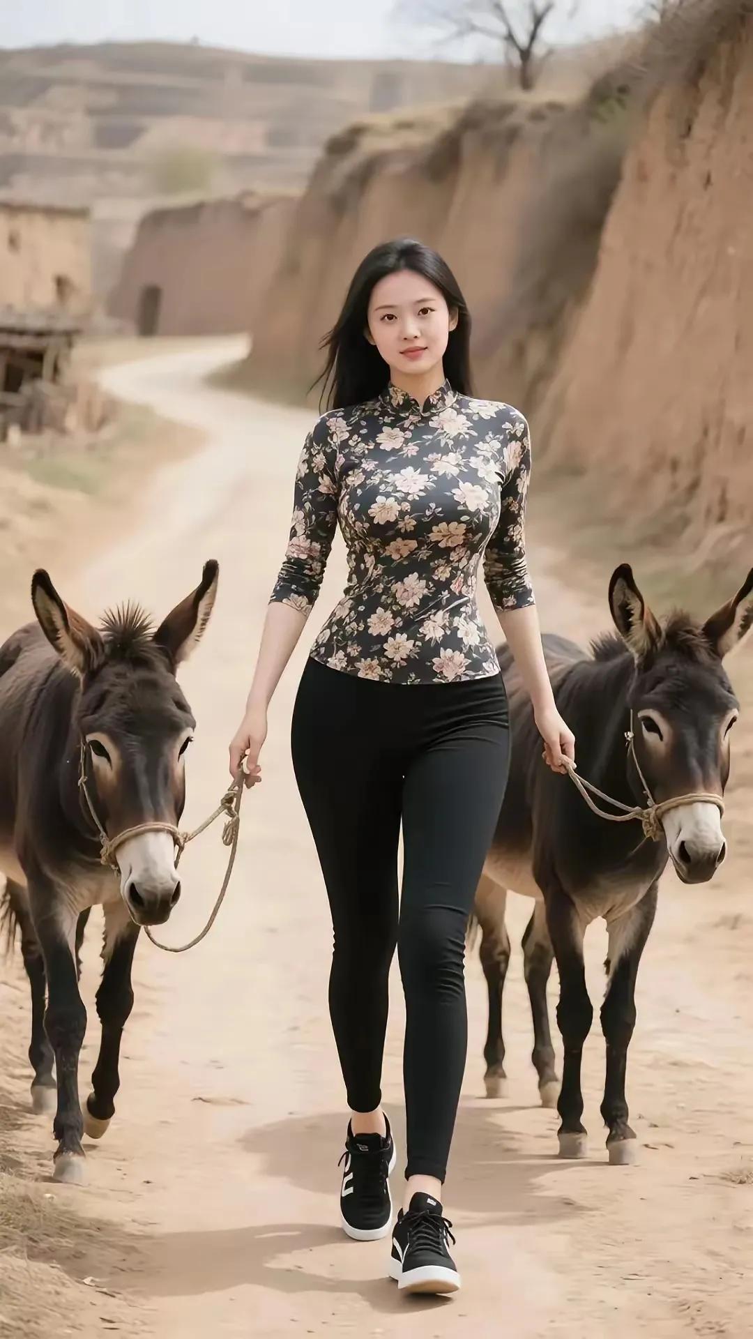 我我有两头小毛驴，从来也不骑。