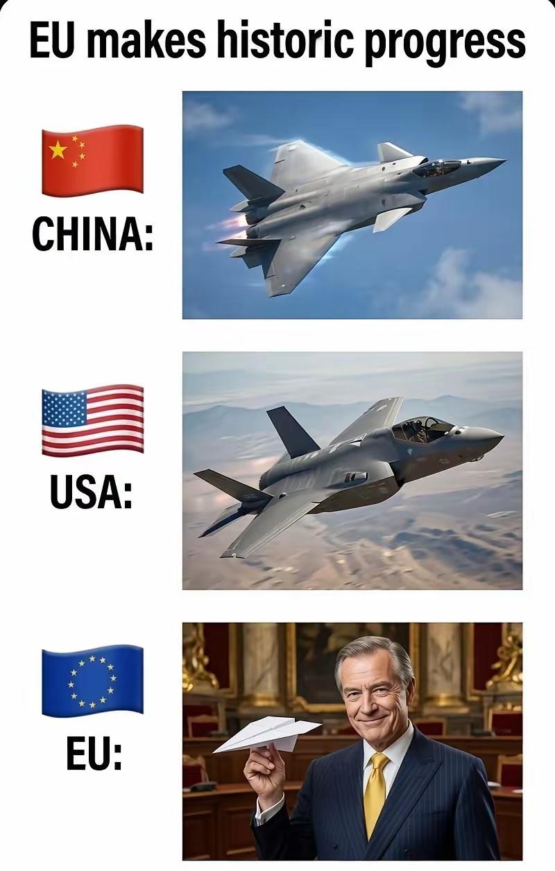 这次我们的火箭一级海上回收和欧洲的高温天气让欧洲网友开始顽梗了。图一：中美在实