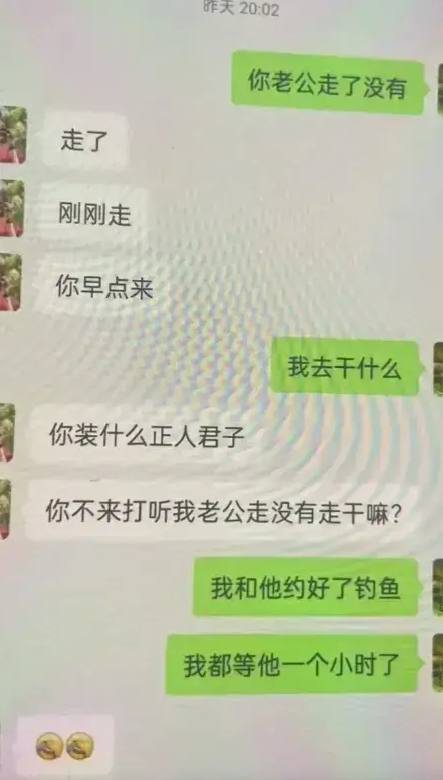 你打听我老公走没走干嘛