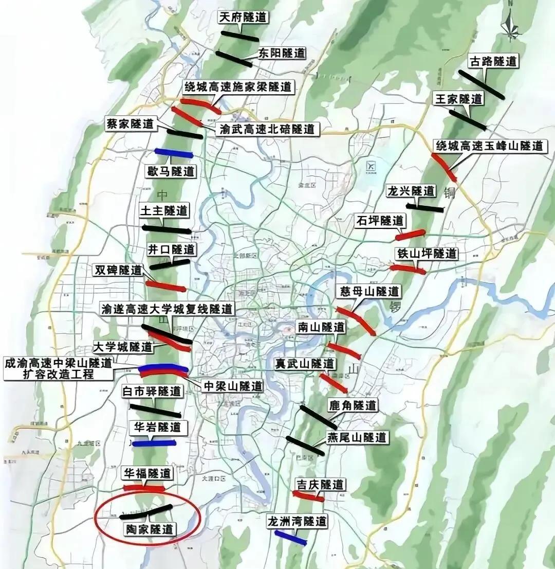 重庆这么多隧道，不如直接把山推了
