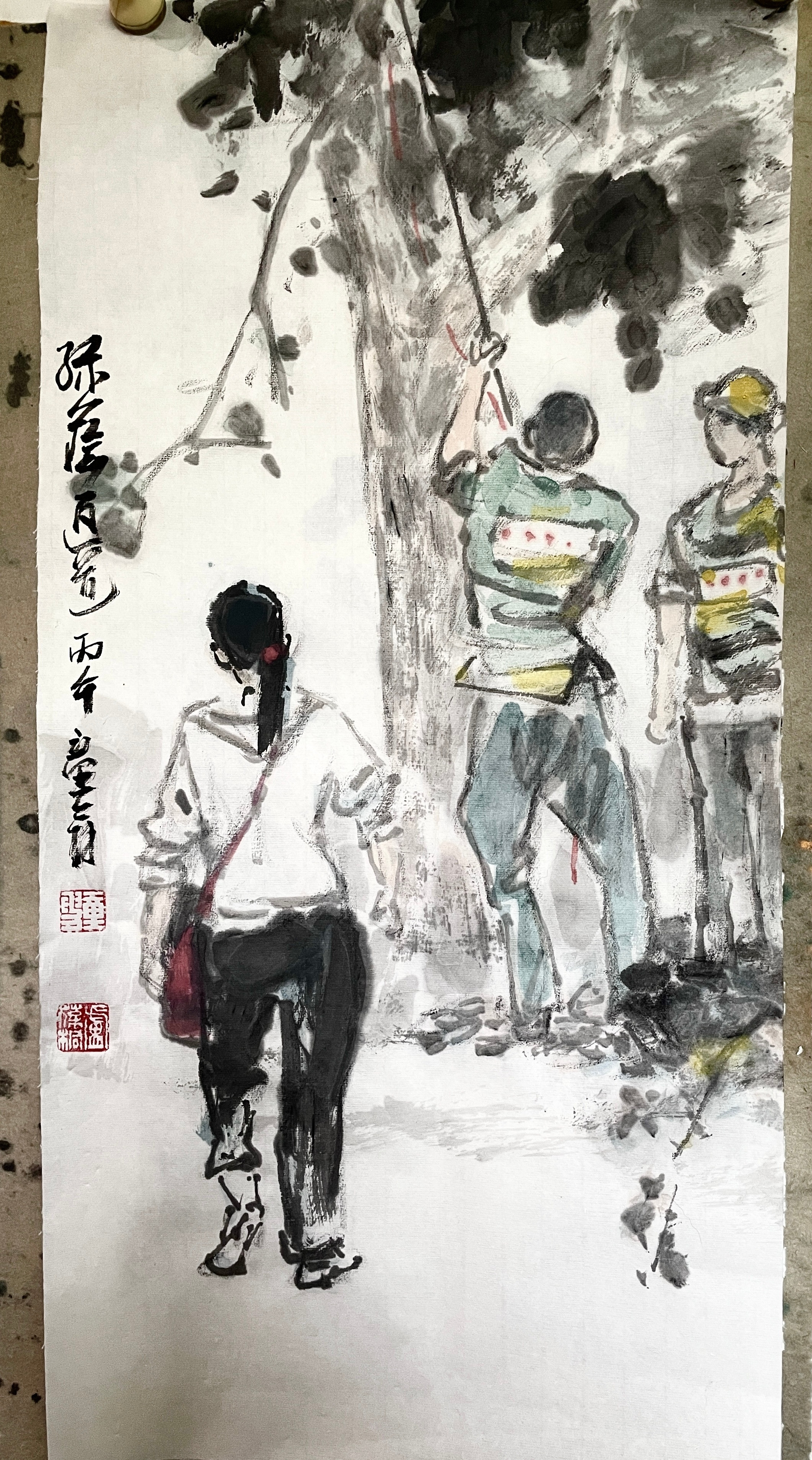 卢氏水墨绿荫通道​​​