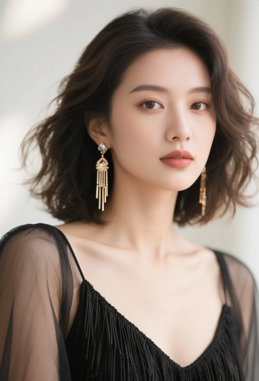 绝色倾城，微卷发与流苏的邂逅