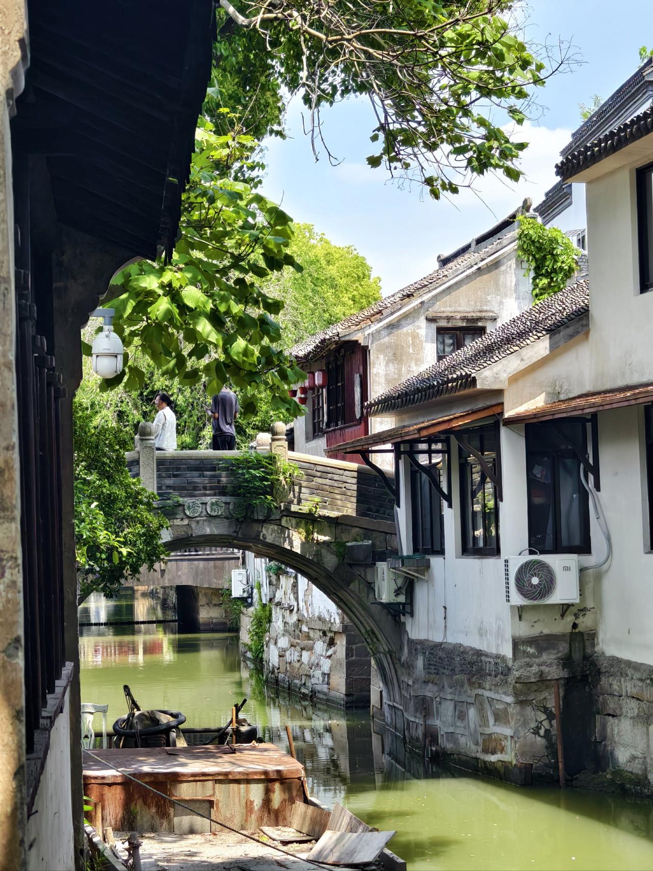 江苏昆山旅游，锦溪古镇美景打卡攻略！锦溪古镇美景和美食推荐：1、十眼桥、古