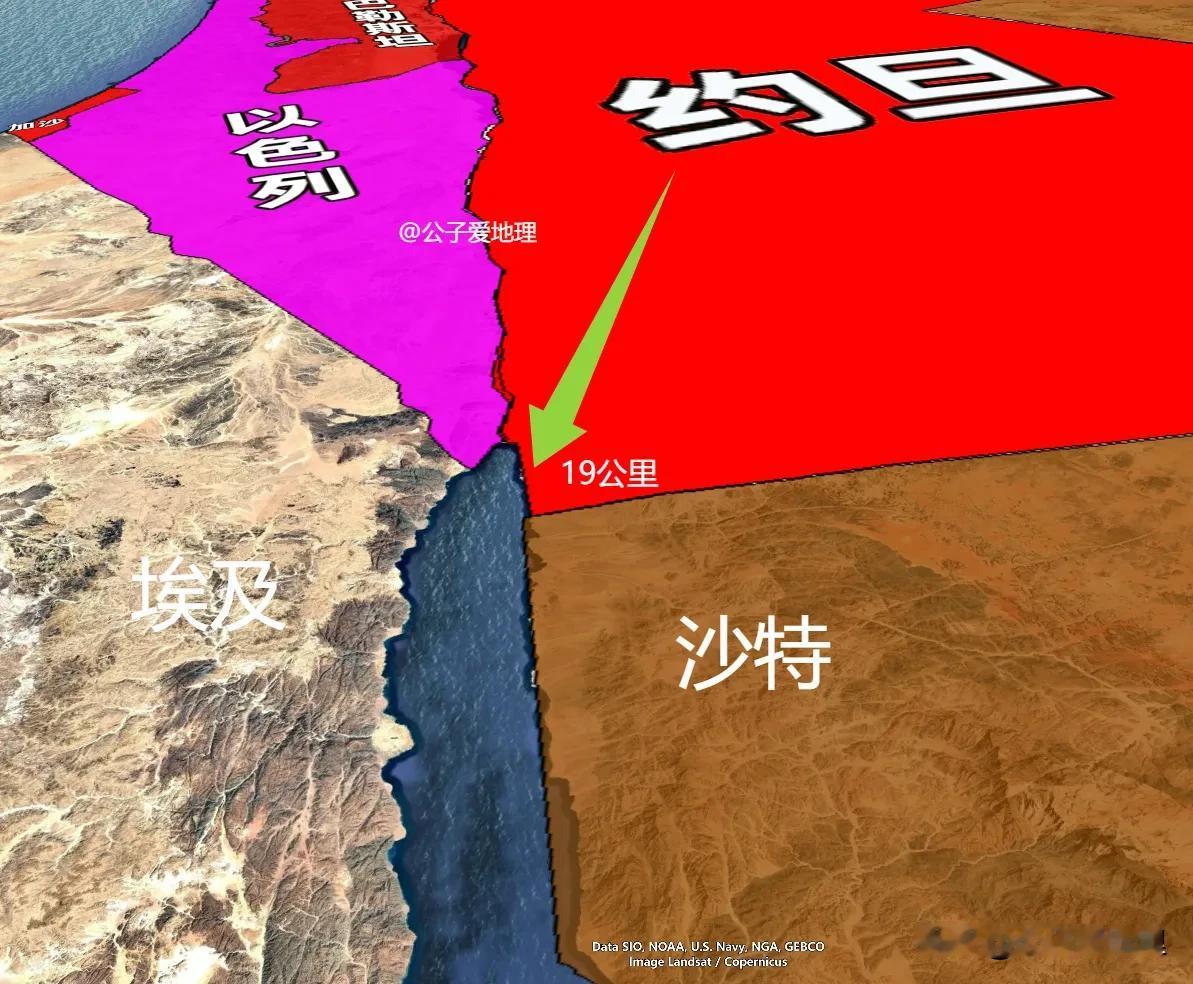 1965年，约旦用7000平方公里土地换沙特19公里海岸线，是亏是赚？你有没
