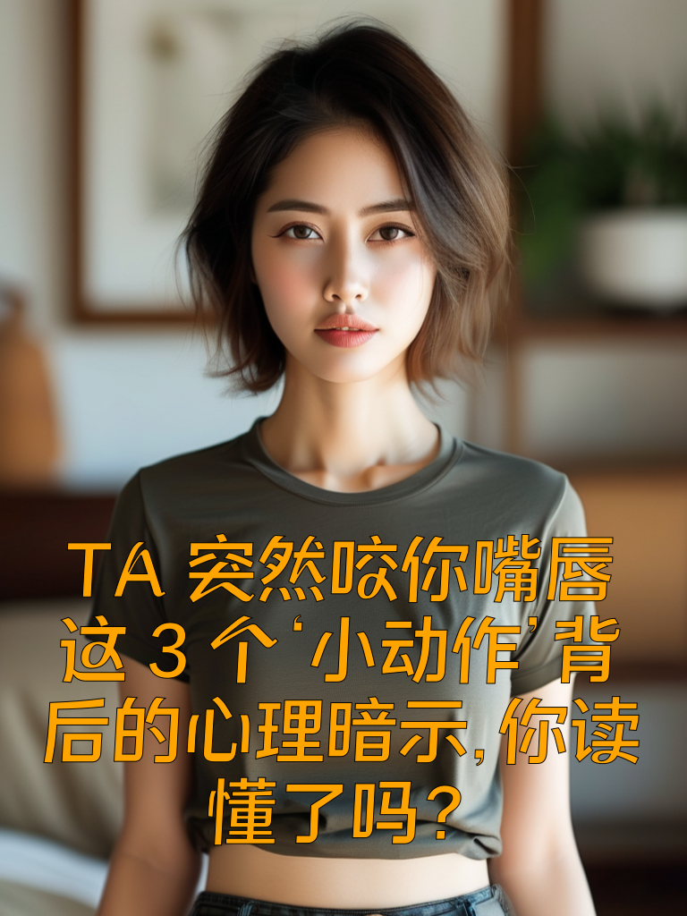 TA突然咬你嘴唇？这3个‘小动作’背后的心理暗示，你读懂了吗？