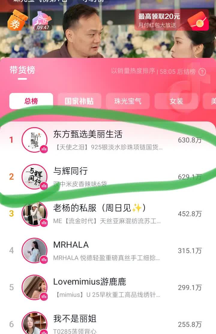 啥也别说了，此时此刻属于美丽生活，属于甄选一姐，更是属于劳苦功高的孙美丽。美