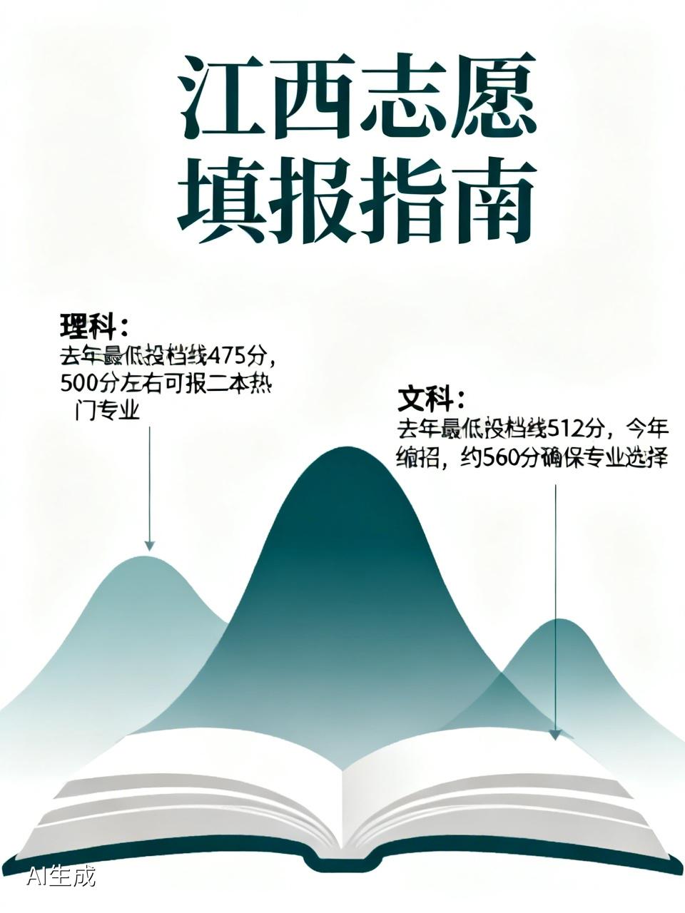 众多江西家长纷纷询问志愿填报事宜公办理科去年最低投档线为475分，500分左右