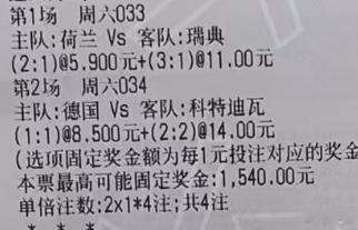 小七世界杯：033世界杯荷兰vs瑞典034世界杯德国vs科特迪瓦
