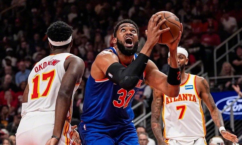 有一说一，今日唐斯与文班亚马的表现，完全是不分伯仲！唐斯：出战34分钟，投篮