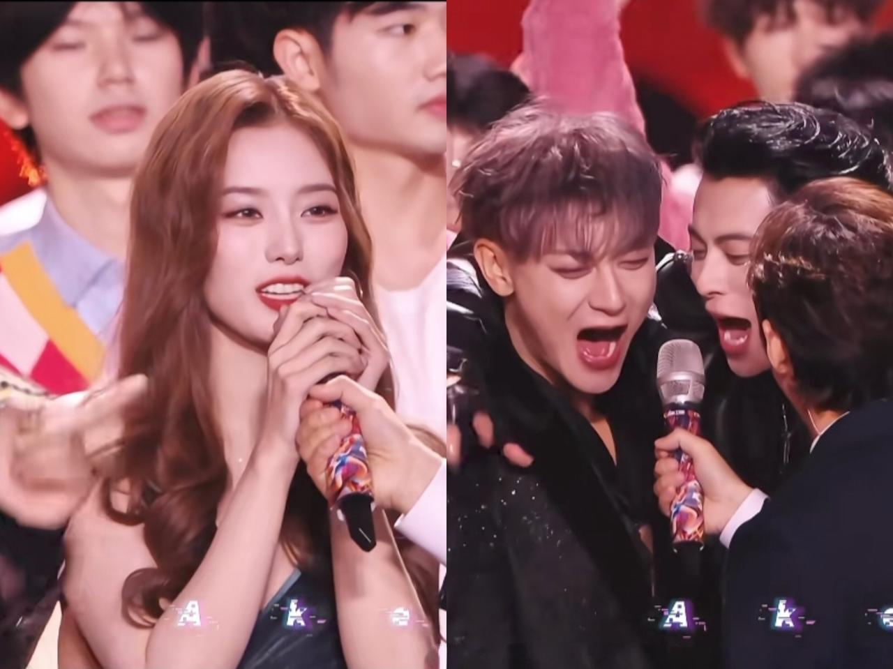 我有一种强烈预感，黄子韬回家要跪搓衣板了！起因是跨年的时候，黄子韬的眼神一直