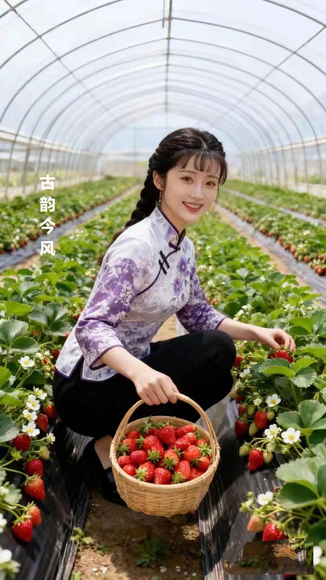 家住农村建大棚，特色种植来经营。但愿年年效益好，绿色环保受欢迎。