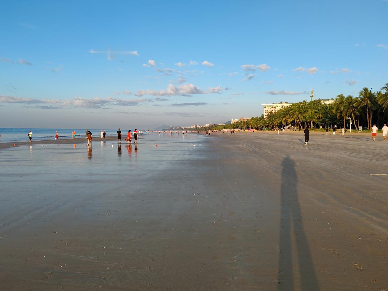 三亚湾海景，天涯海角，三亚湾，十二月冬泳惟三亚，