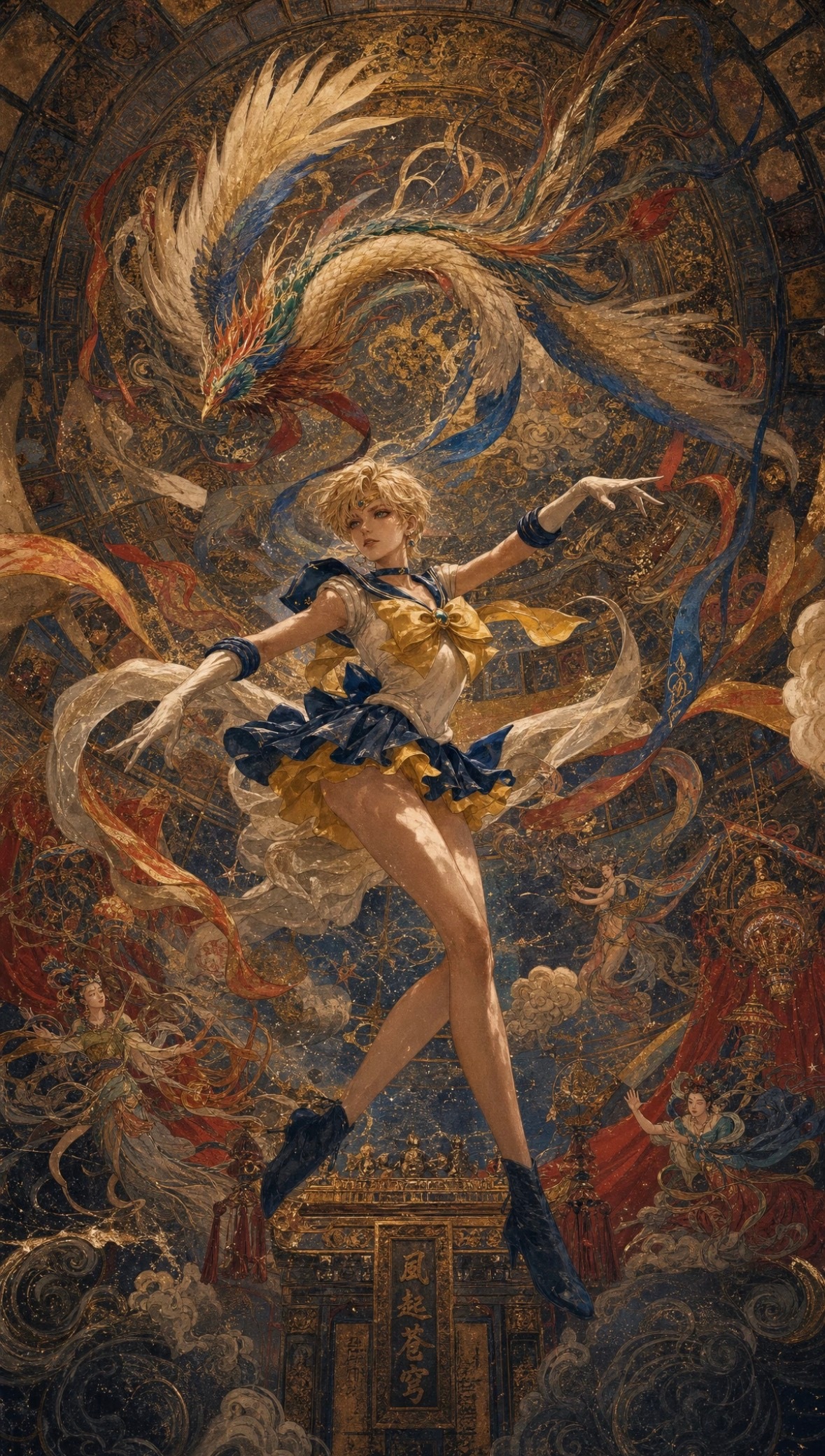 美少女战士🎀中国神兽国风壁纸✨动漫仲夏狂欢季盛夏壁纸大放送美少女战士