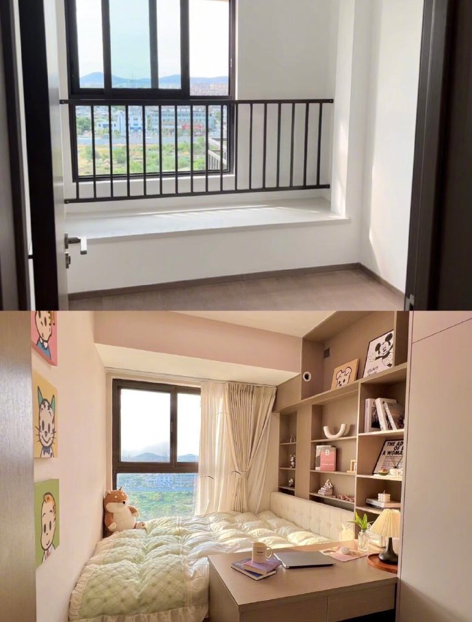 一套很常见的精装小改户型…给大家参考