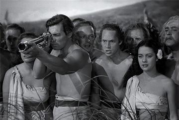 1789年，9个英国海兵叛逃海外孤岛，联合当地的女土著杀光了男土著，随后过起