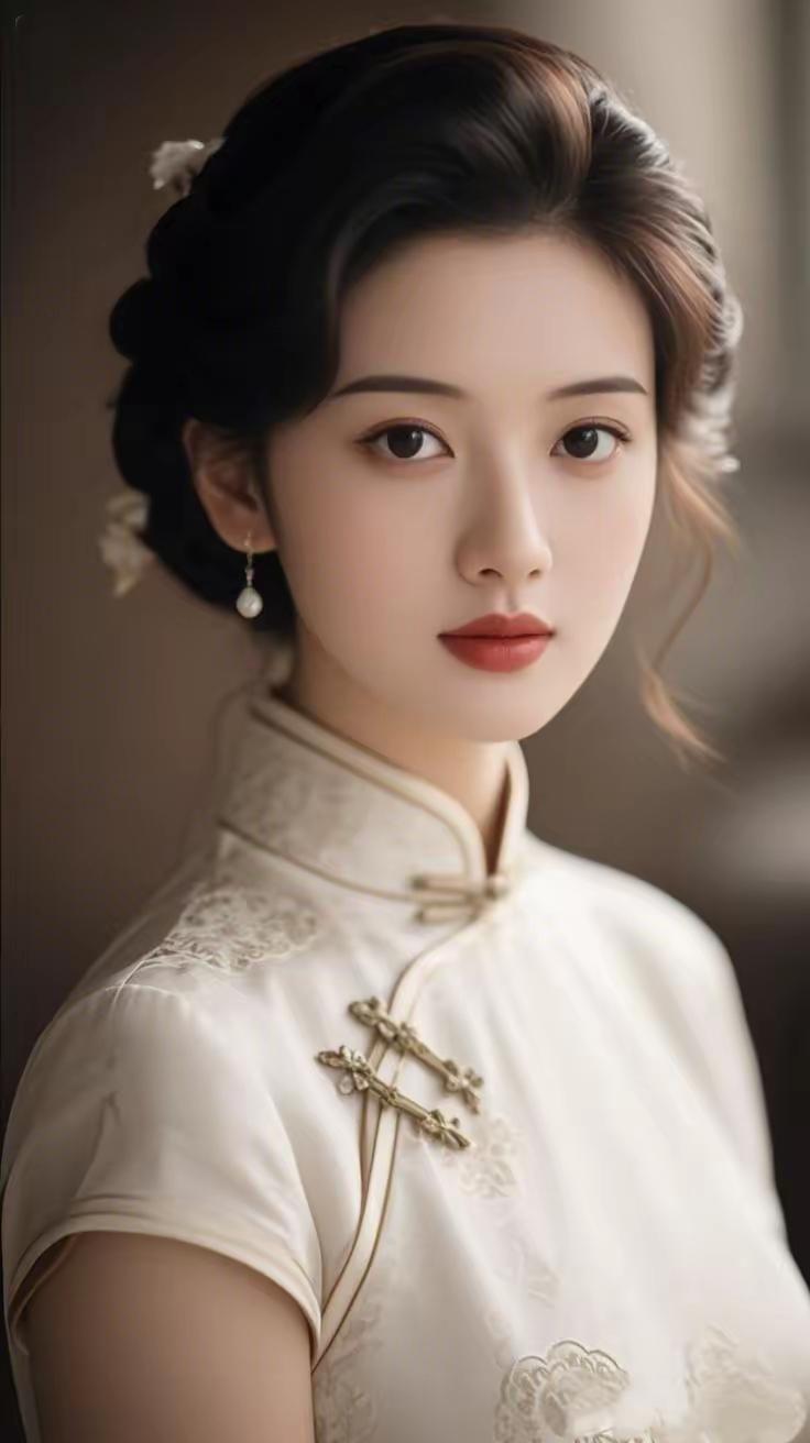 优雅旗袍美人，古典韵味十足