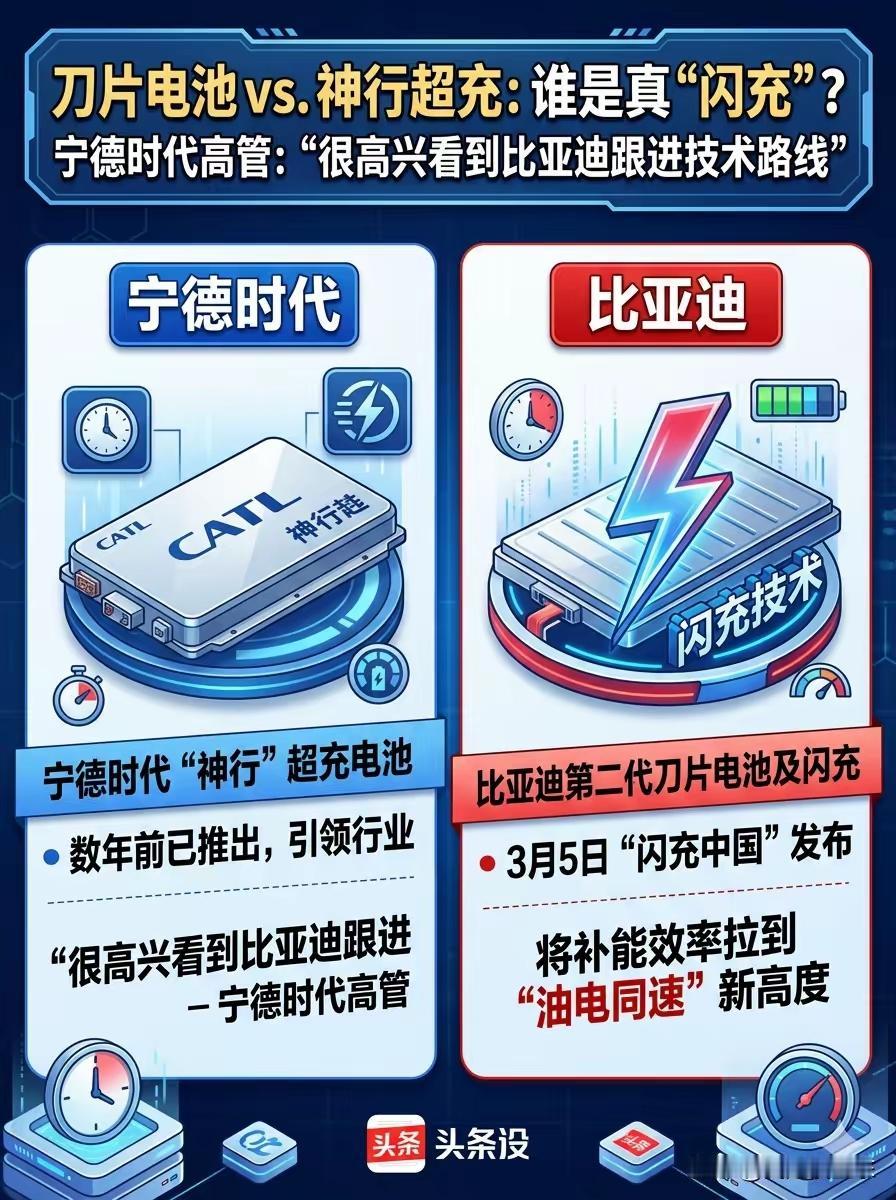 宁王也被比亚迪逼急了！前脚说快充伤电池，后脚就说数年前已推出超充，很高兴看到比