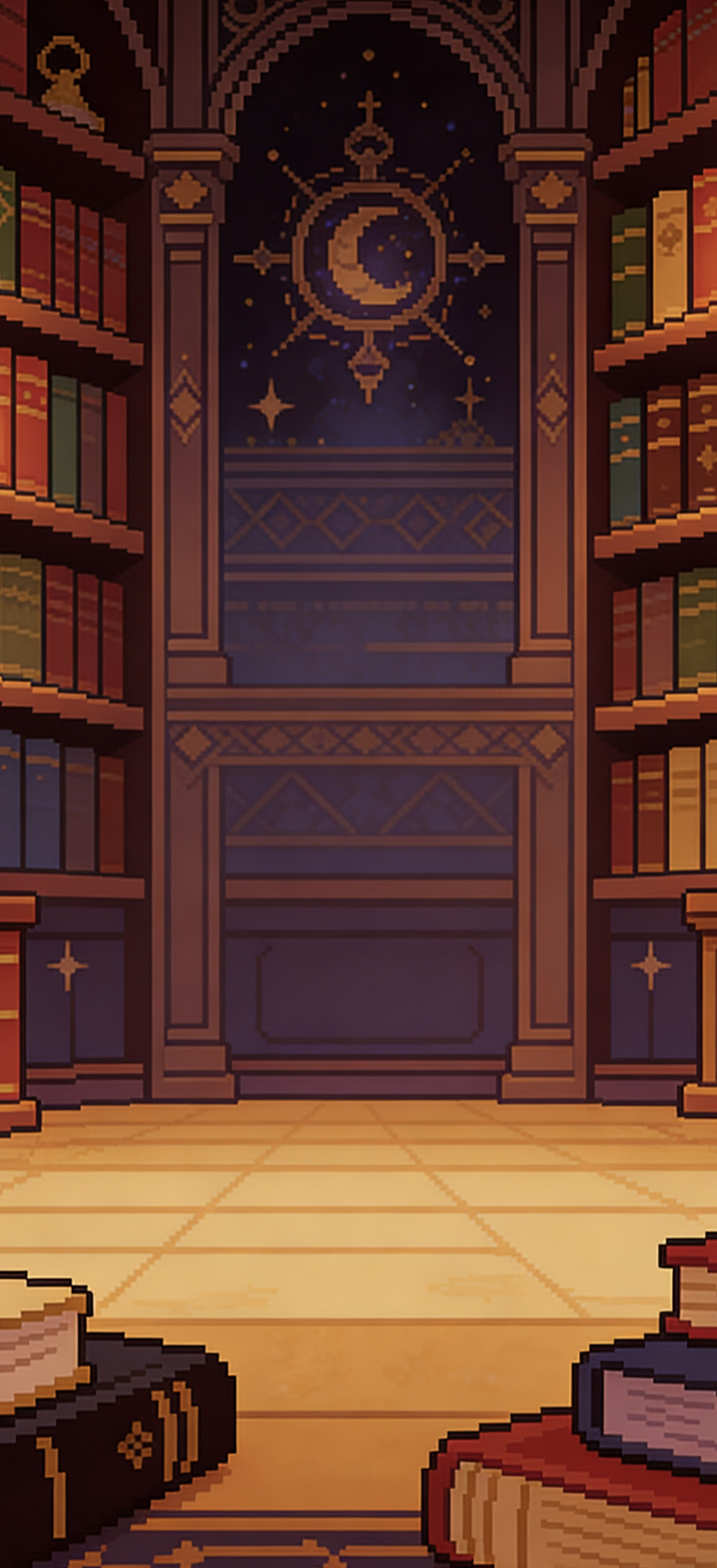 古早可爱感拉满的像素风手机桌面锁屏壁纸︿(￣︶￣)︿