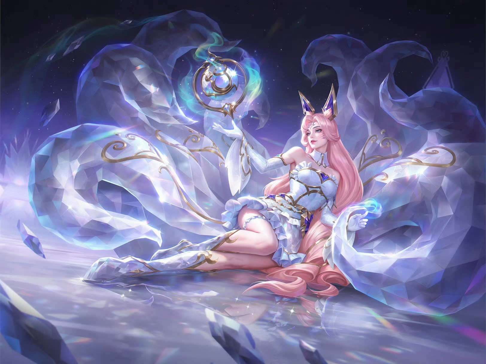 金铲铲香水宝石阿狸原画英雄联盟​​​