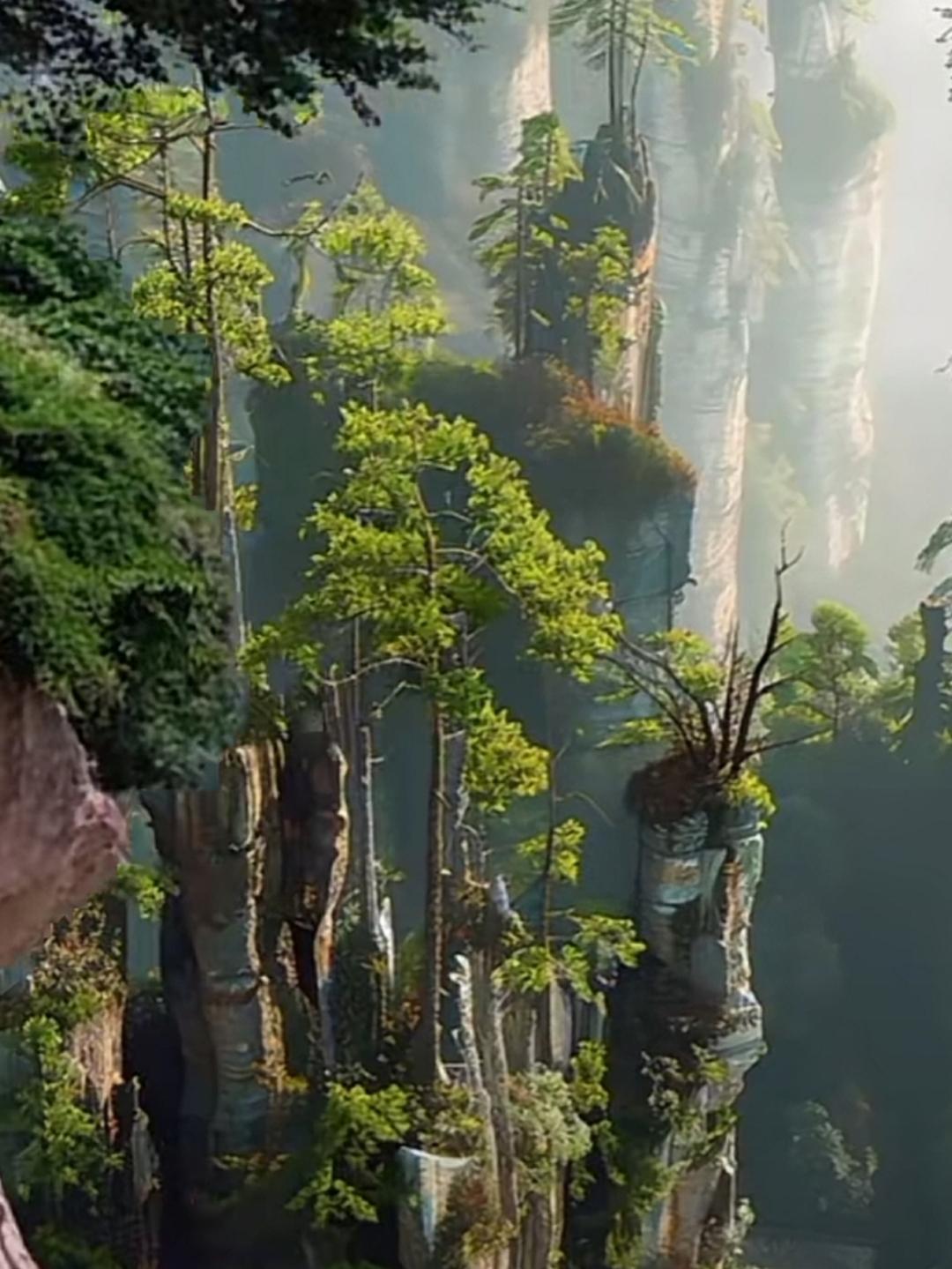 上联：望远烟云落松残，下联：近观雾霭宿禽安，下联：静聆涧水咽石寒。