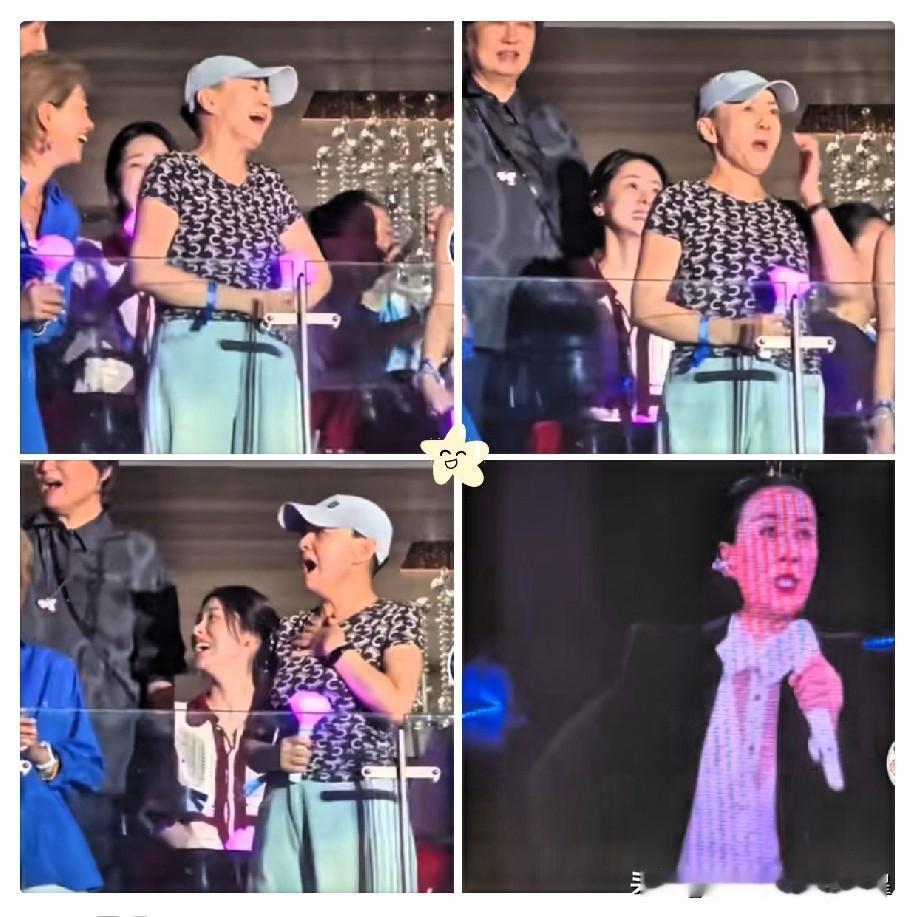 那英演唱会上，宋丹丹尴尬了。那英指着嘉宾区域介绍说，今天晚上还有比我更年长的嘉宾