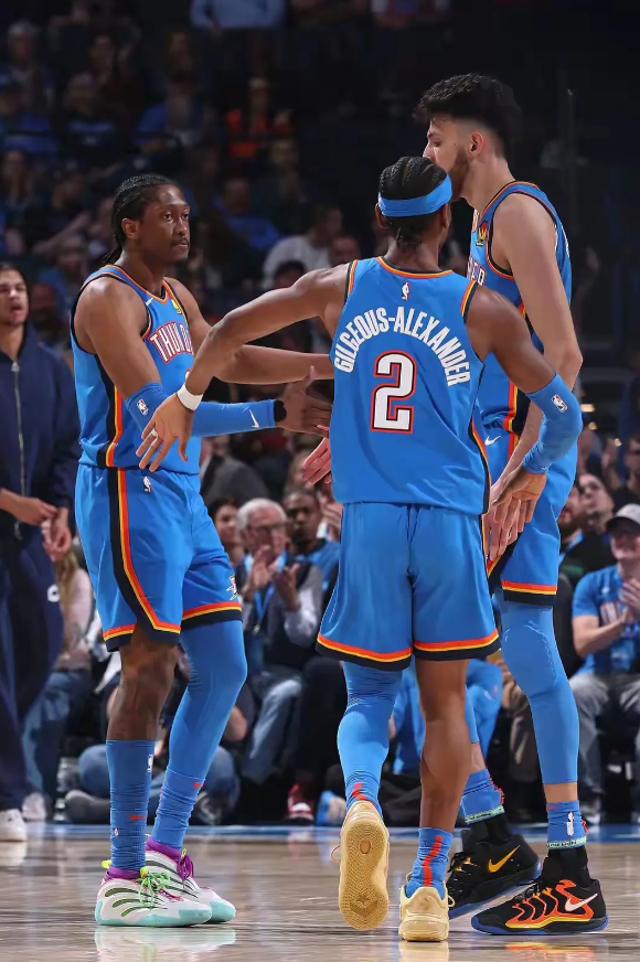 强如雷霆都要挑选对手了！明天对阵掘金，雷霆这边大当家亚历山大、二当家杰伦威、三