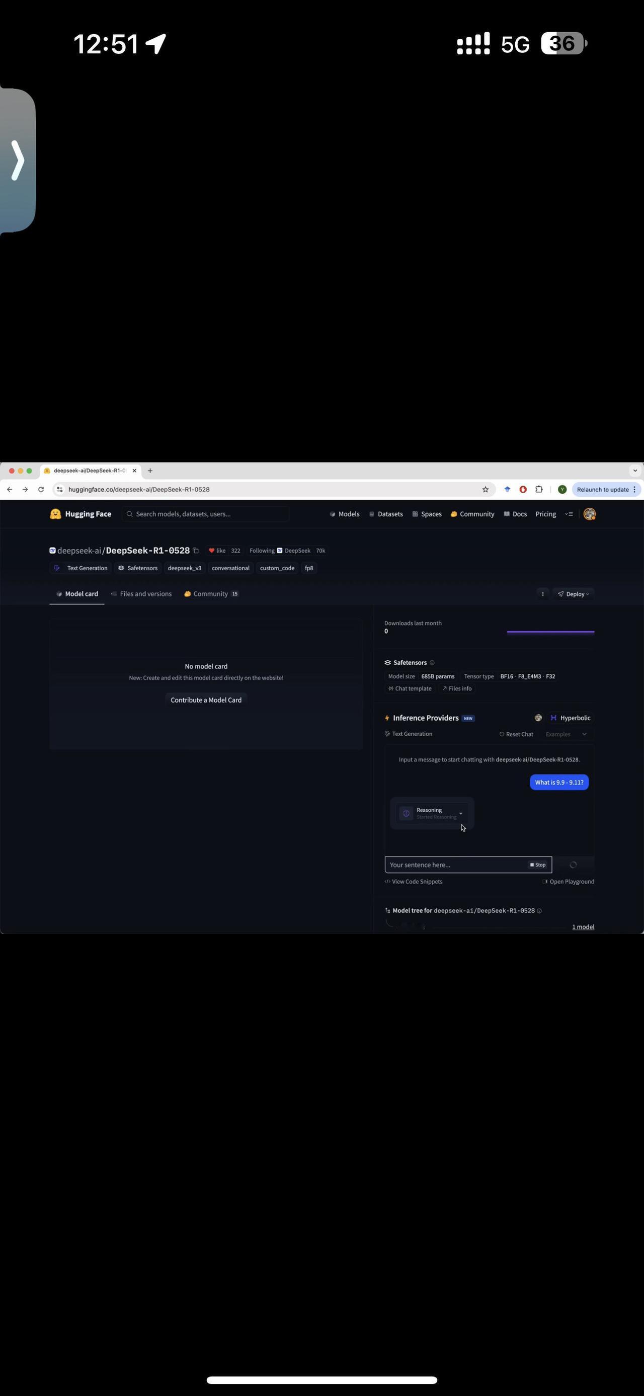 DeepSeek今早发布了DeepSeekR1v2！Hyperbol