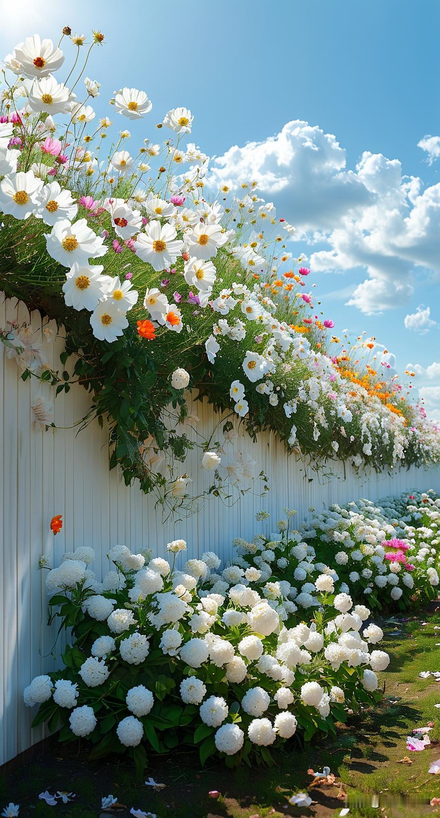 分享两类超唯美的高清手机壁纸。一类是清凉夏日主题的全屏壁纸。画面里是阳光灿烂的夏