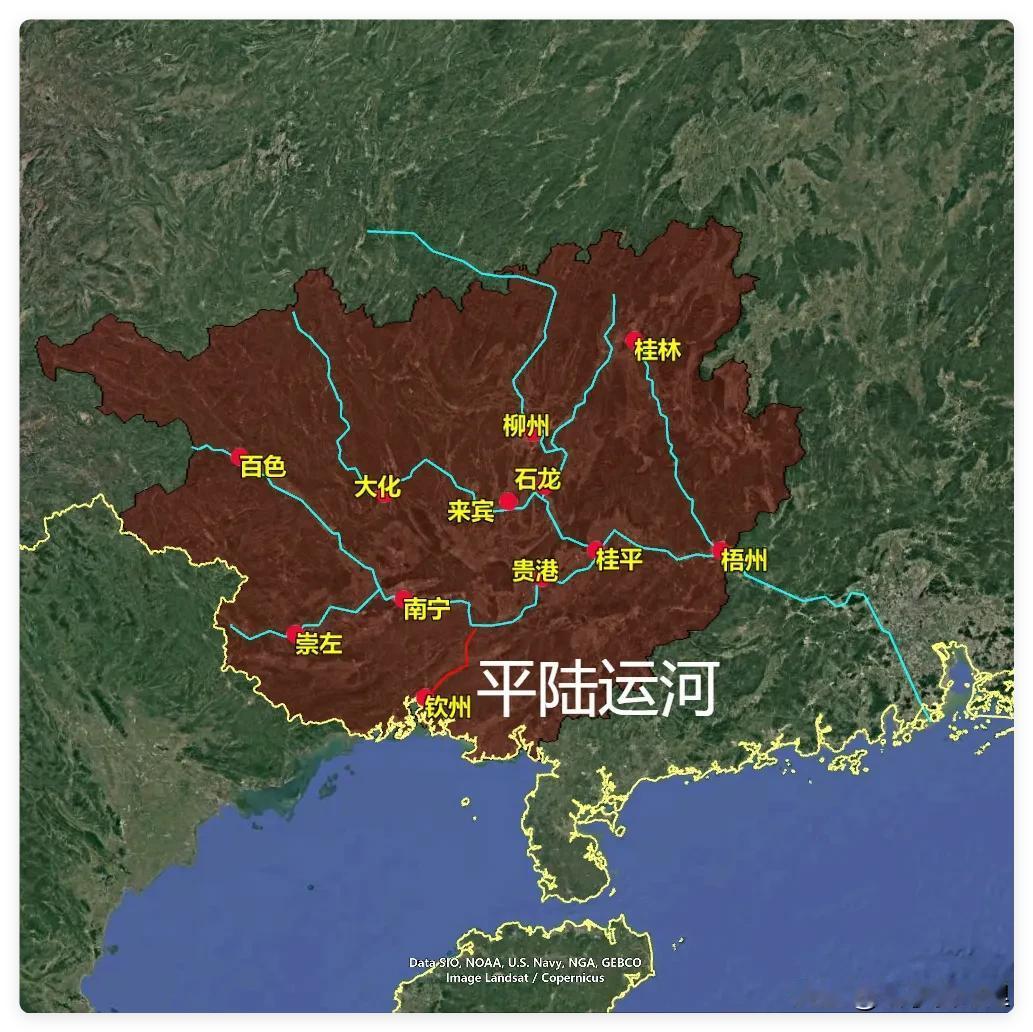 广西明明靠海，为什么以前货船还要绕560公里去广东出海？广西明明贴着海，可西南