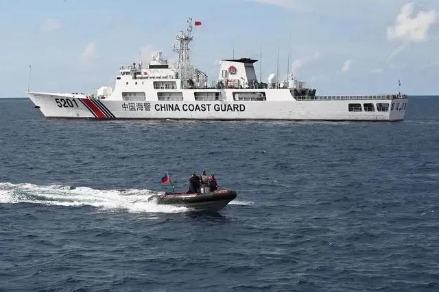 随意攻击我海警必将付出代价2026.10.9南海沧波护禹疆，岛