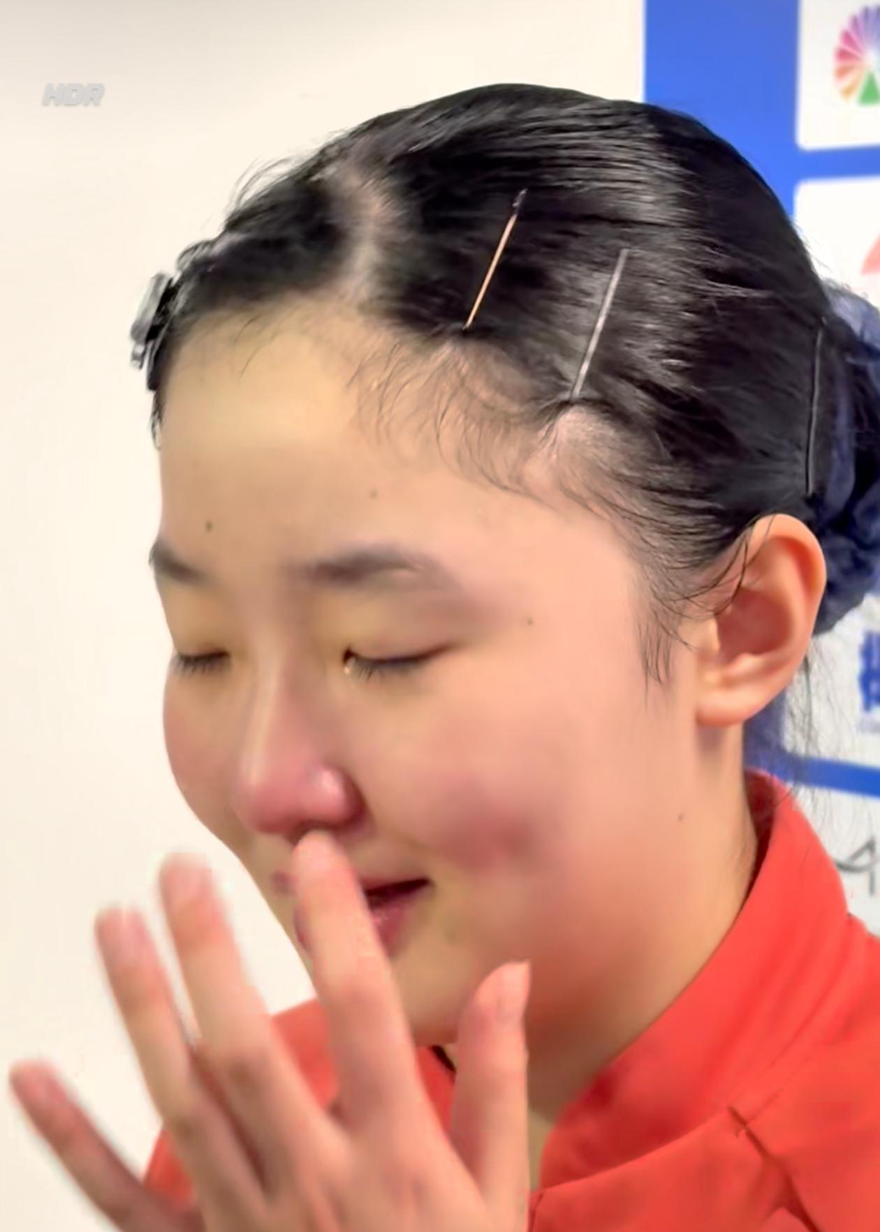 张本美和泪洒采访区...日本女队这么多年一直有一个“良好”的习惯，