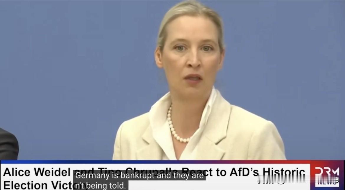 德国媒体报道：由魏德尔领导的德国最大在野党“选择党”（AfD）今天在东部一个州的