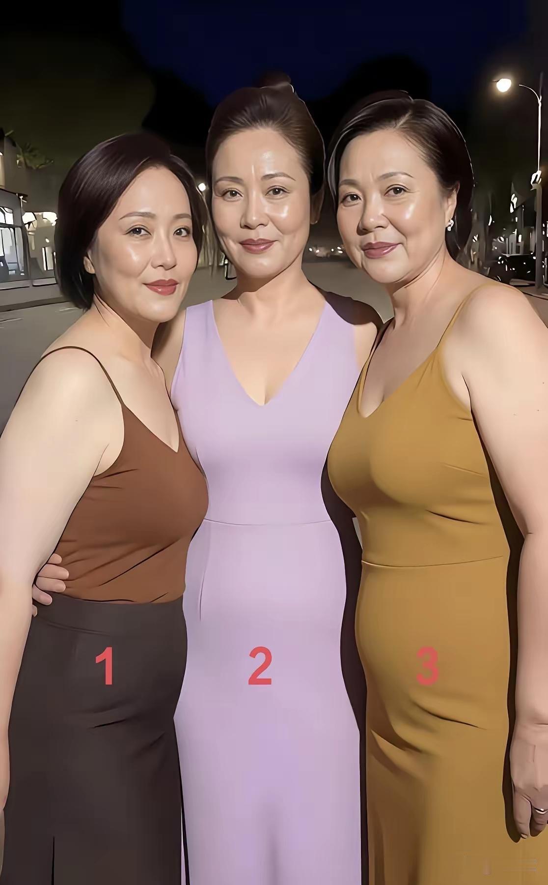 请问一下大家，如果你已经70岁了，须要从下面三个女孩子中选一个做保姆，你会怎么选