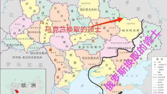 乌军只占领了库尔斯克地区100平方公里的土地，而俄军在乌东地区，占领的土地超过1