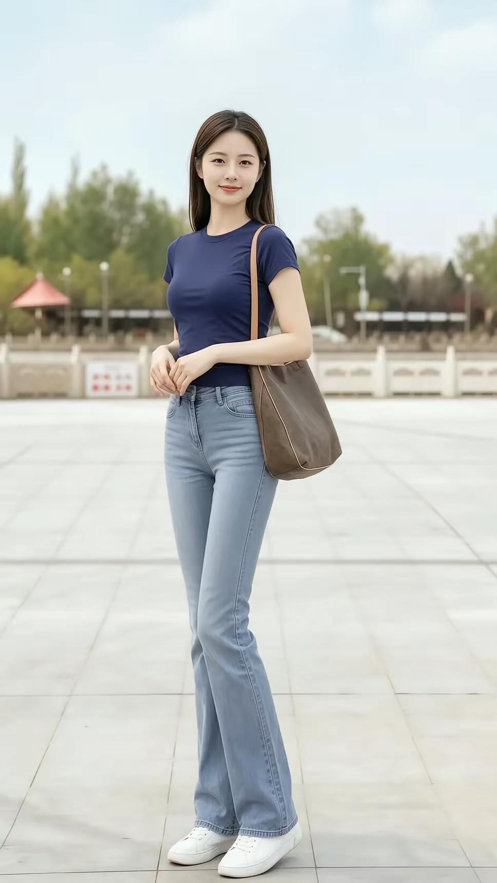 元气少女穿搭指南👗👖👟，轻松自在的一天🌞💃