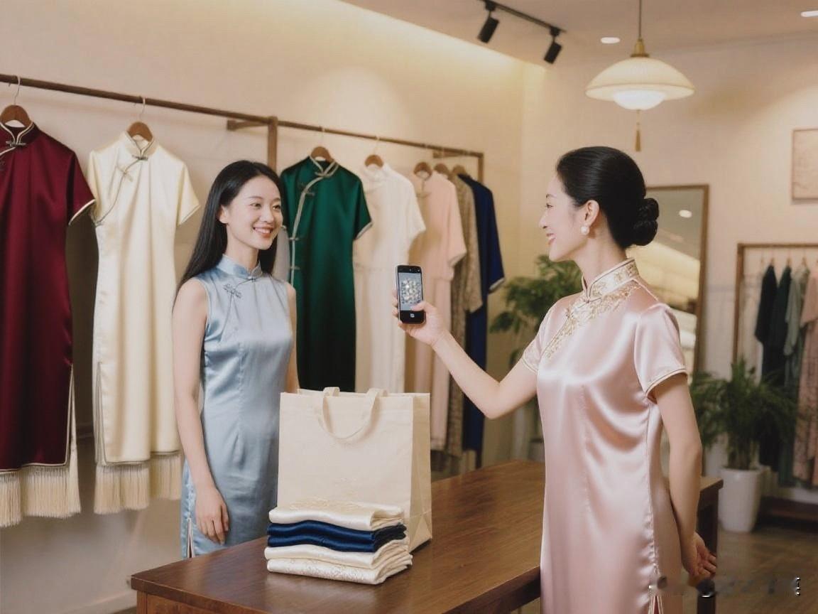 昨天遇到件有点纠结的事。一位新顾客来店里买了一件衣服，成交过程挺愉快的，付款后