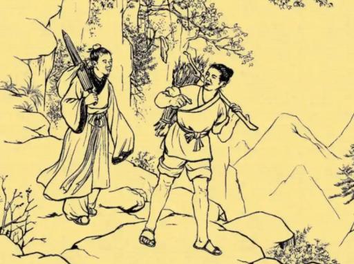 1592年，有个樵夫不小心弄脏了富人的新鞋，被对方讹100两银子。县令就写了一个