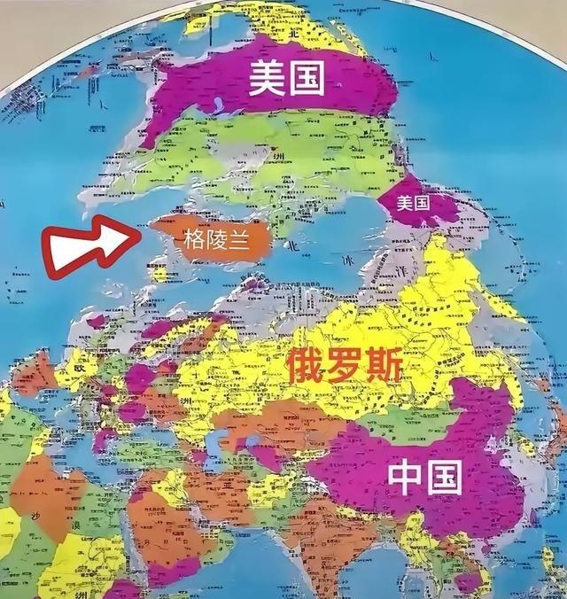 现在知道为啥从中国飞美国要往北飞走阿拉斯加了吧？为啥美国要吞格陵兰岛了吧？因为地