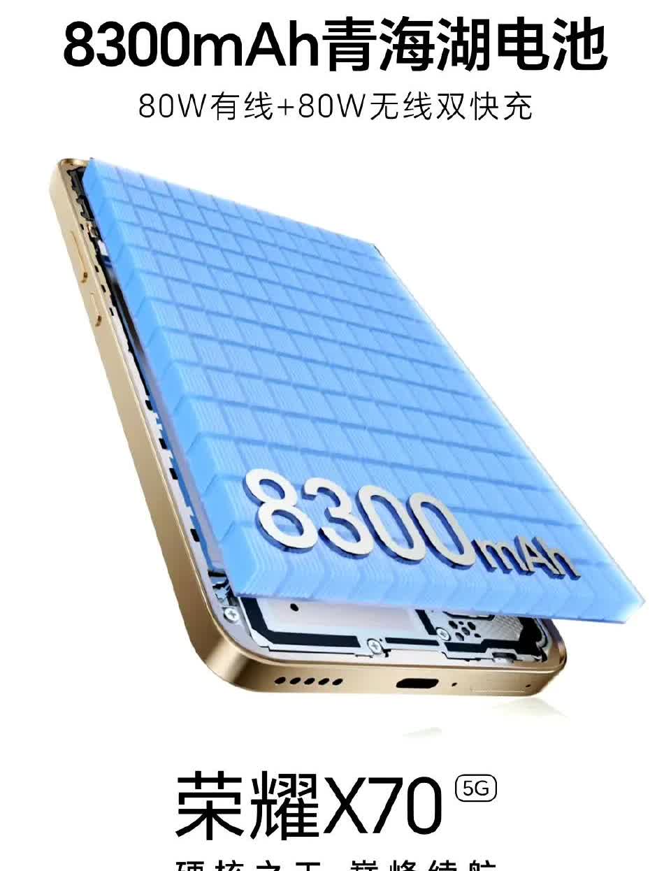 荣耀X70双80瓦快充[滑稽笑]仅是12+512GB版本支持，256版本没有无线充