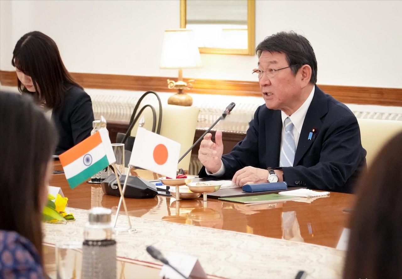 降级接待，日本很失望当地时间5月27日，日本外相茂木敏充结束为期三天一夜的印