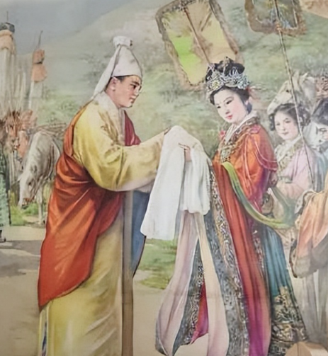 650年，松赞干布在西藏病逝，文成公主被民众逼迫殉葬，唐高宗得知此事后雷霆震怒，