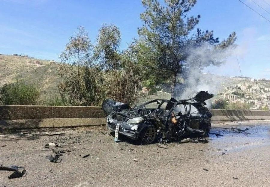 当地时间3月28日中午，黎巴嫩南部杰津地区的加西米耶桥附近公路上，以军发射导弹击