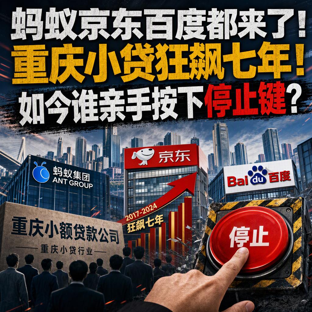 问大家一个问题：蚂蚁、京东、百度的放贷公司，为什么注册地都写着重庆？很多人没注