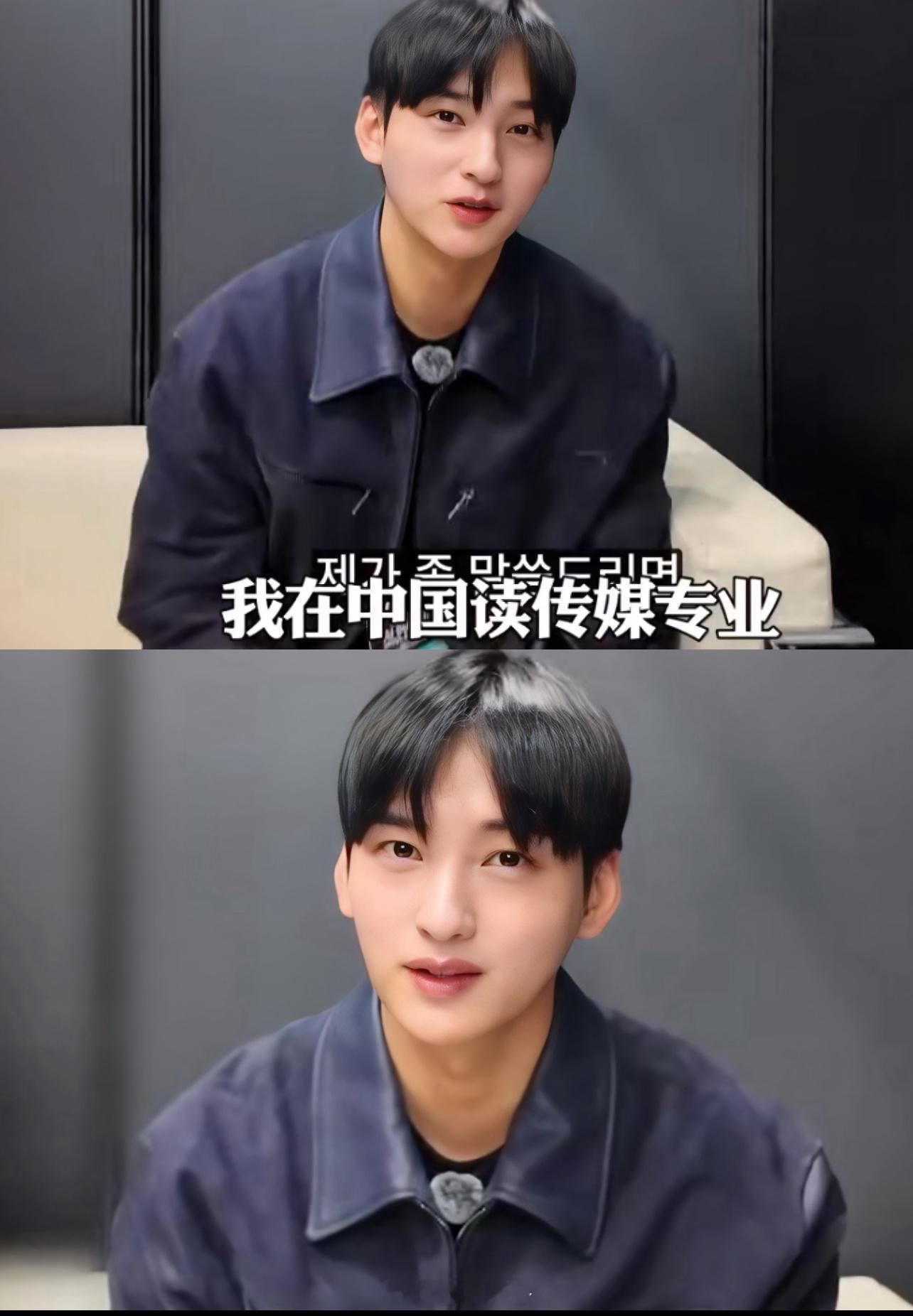 车银优在中国留学的弟弟这优秀的桃花眼+小头基因之前车银优说弟弟比自己帅……看来还