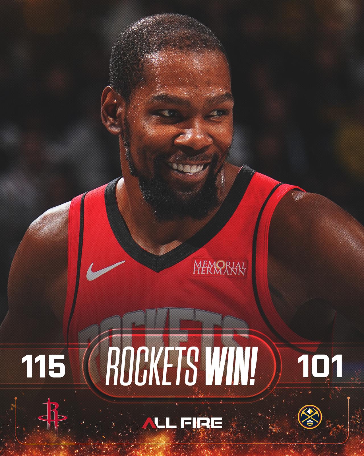 果然只要申京不发神经，火箭还是能赢掘金的。赛前想过能赢，但真没想到能赢这么多。