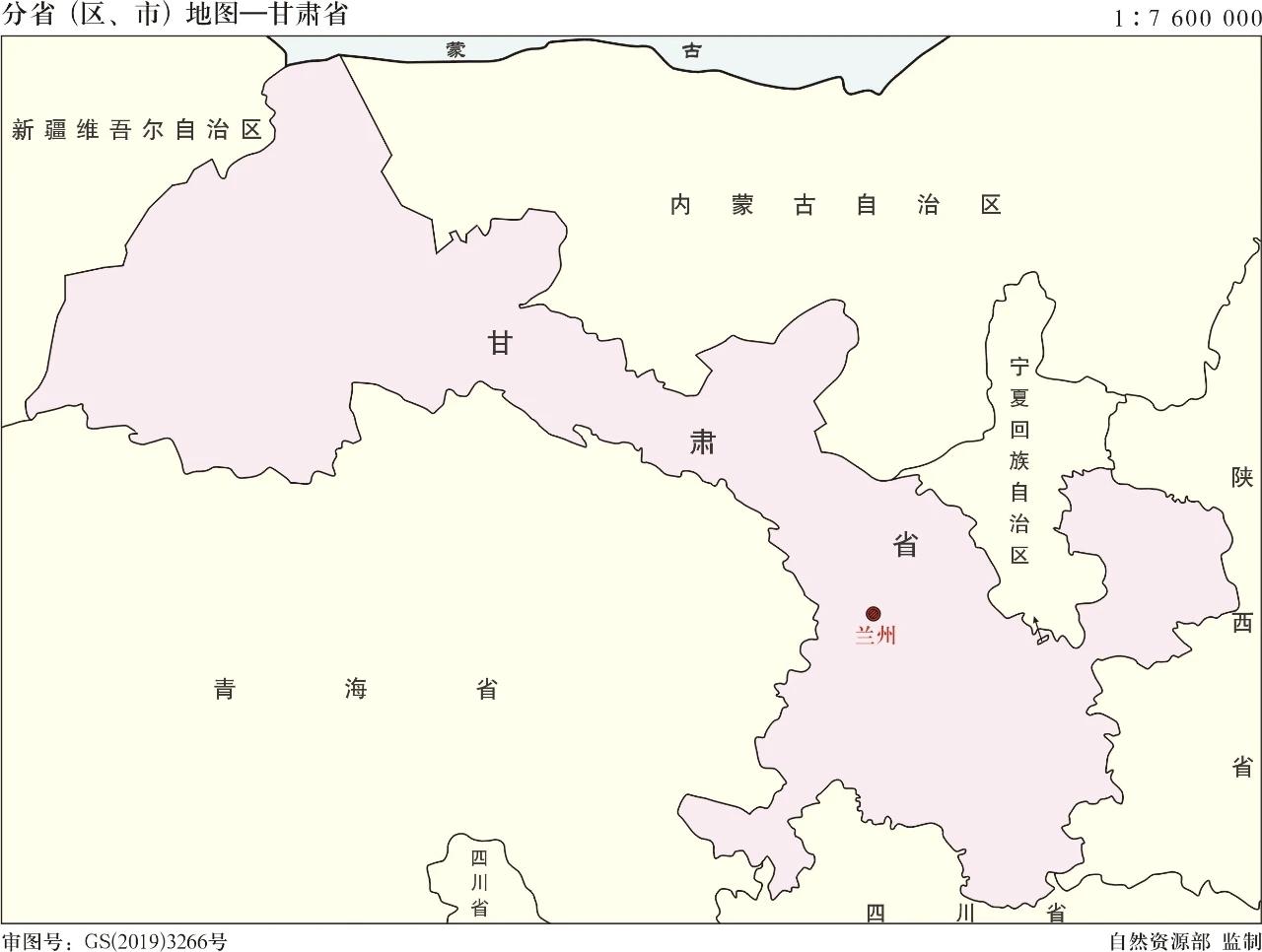 甘肃是我国最狭长的国家，西北—东南向延伸，最长处达到1600多公里，中间最窄处只
