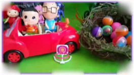 红猪小妹拆惊喜蛋玩具,猫和老鼠 大耳朵图图 比