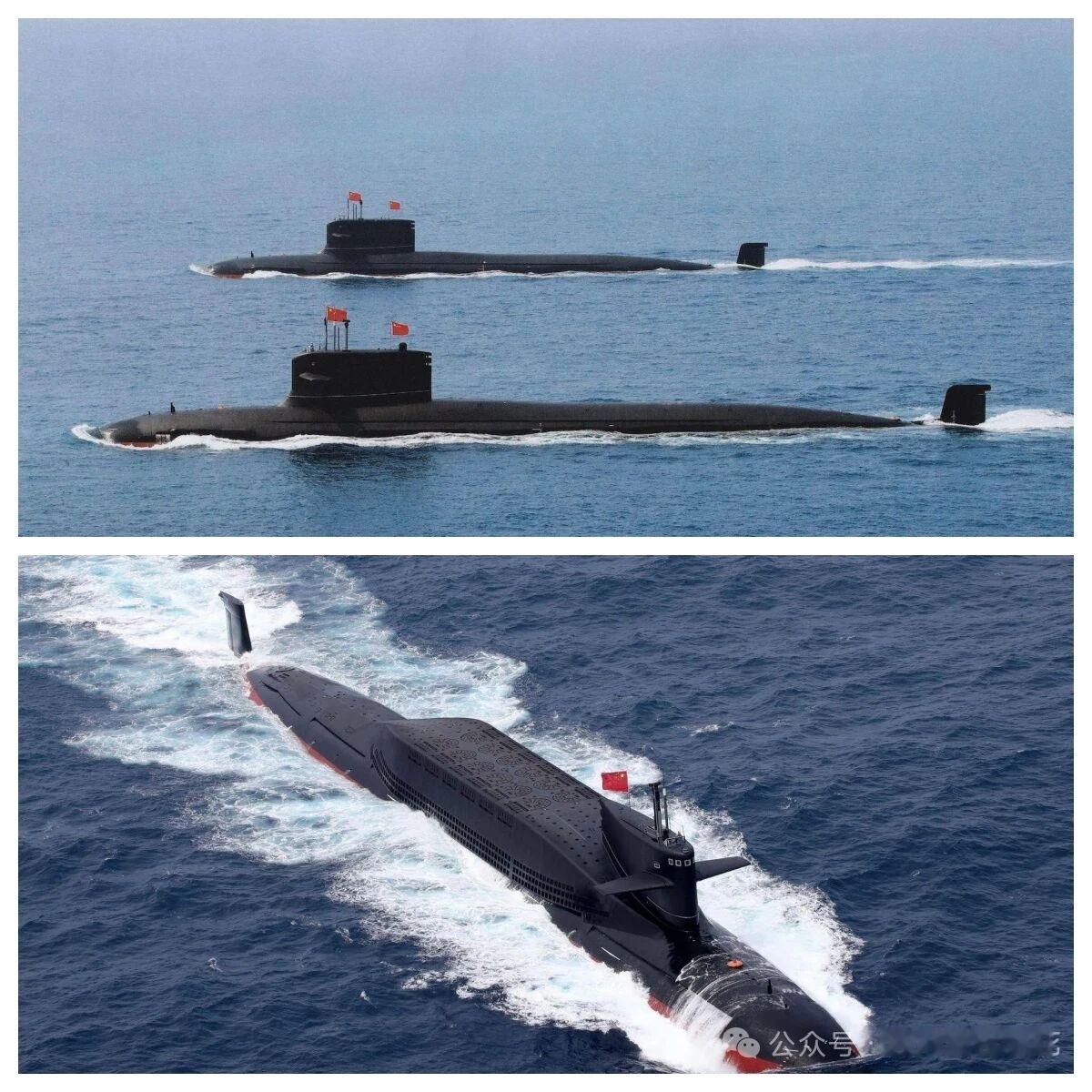 4月28日，据央视军事网站公布一组中国🇨🇳海军“长征一18”号战略核潜艇照片